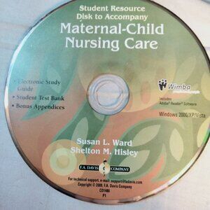 Student Resource Maternal Child Nursing Care Susan Ward Shelton Hisley